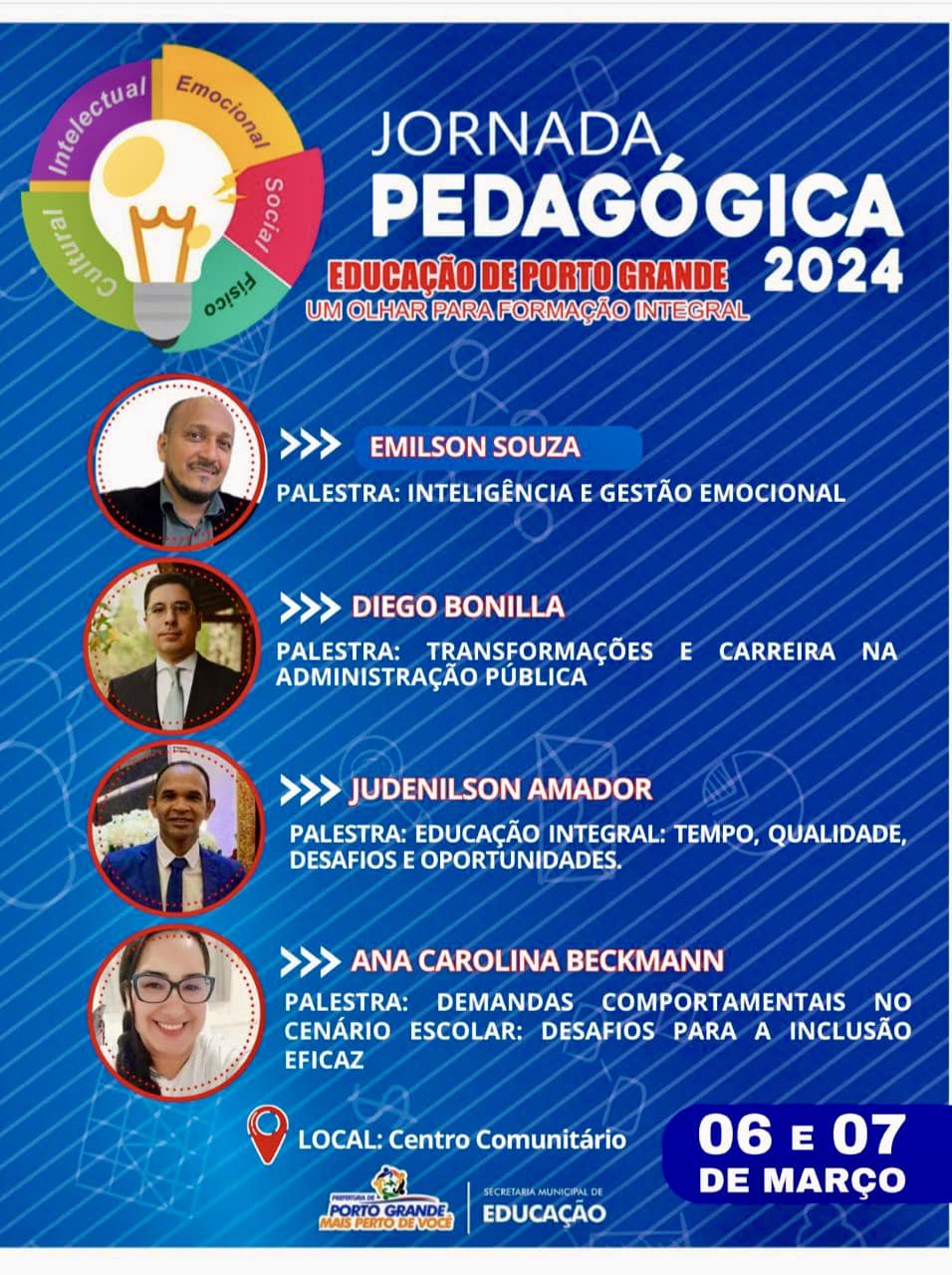 EDUCAÇÃO | JORNADA PEDAGÓGICA 2024 EM PORTO GRANDE